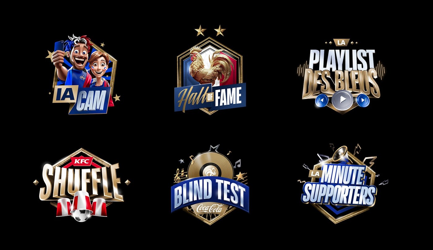 sports motion design system segment badges sponsor lock-up modular