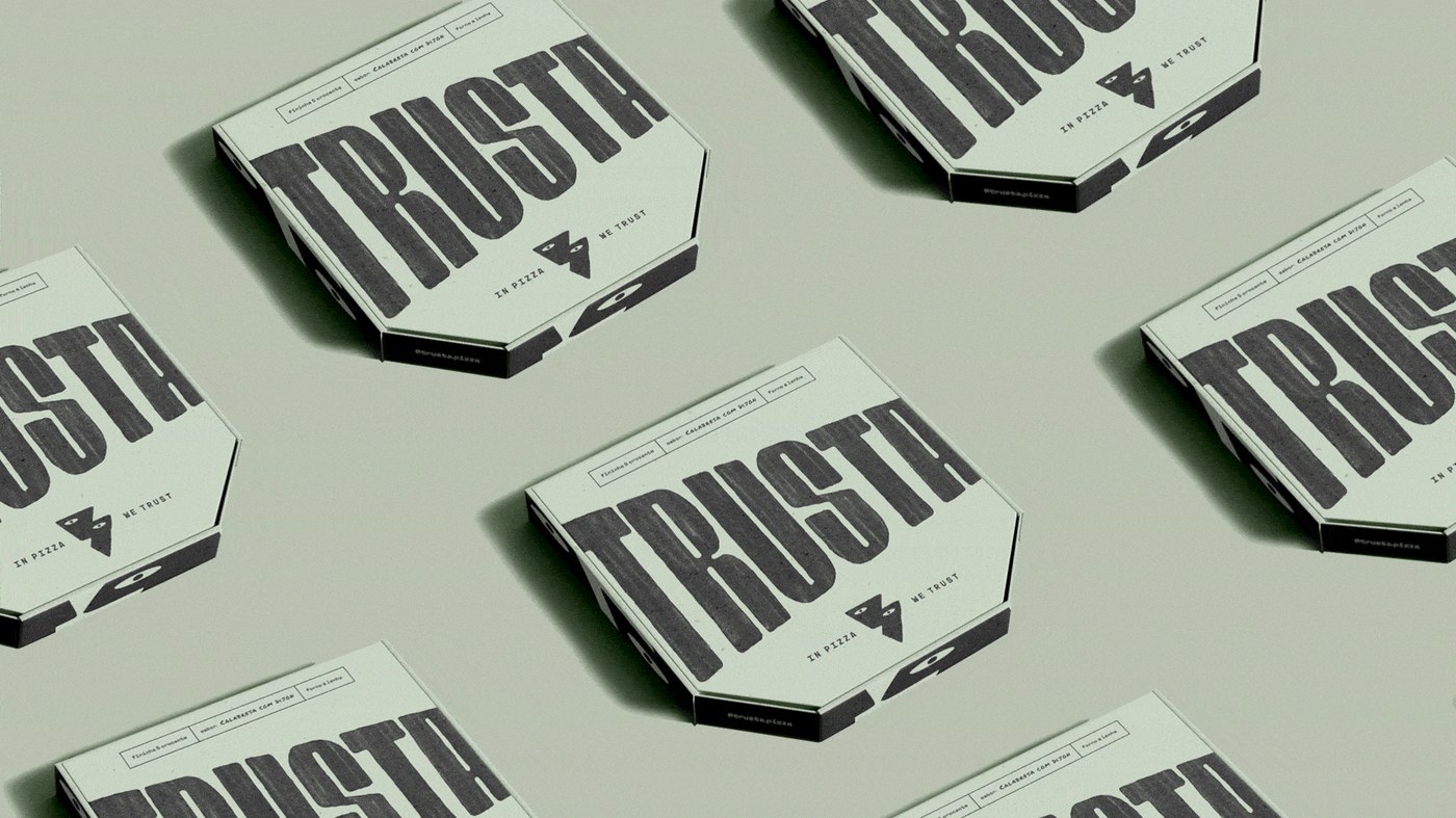 Trusta Pizza hero shot — editorial photography by Bolden Branding
