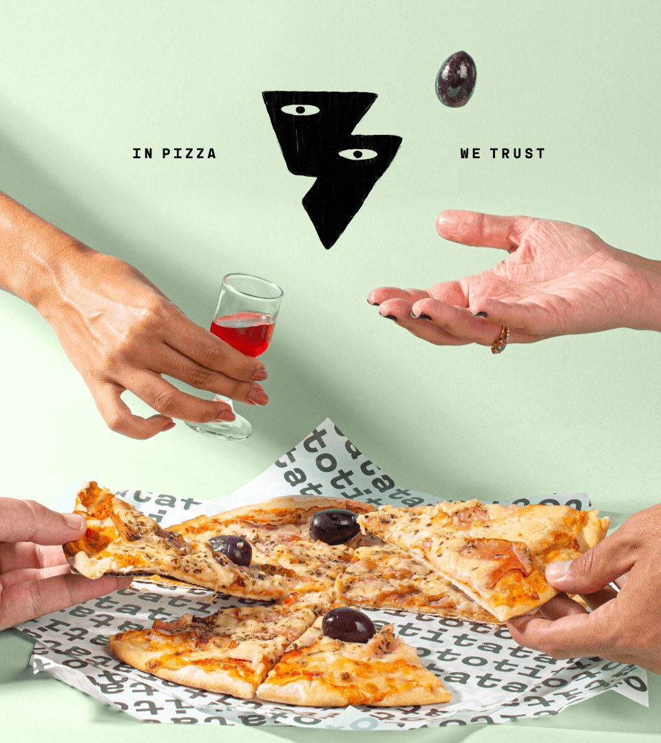 Trusta Pizza closing detail — editorial photography by Bolden Branding