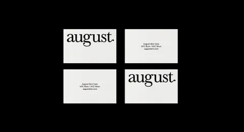 Elegant Branding and Visual Identity for August