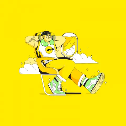Scoot Airlines Illustration Showcase