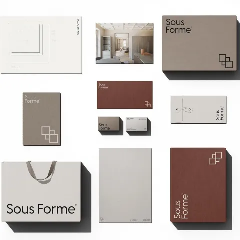 Sous Forme Brand Identity for a Zürich Architecture Studio