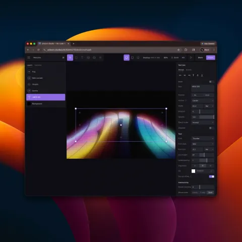 WebGL Design Tool Unicorn Studio Brings Shaders to All